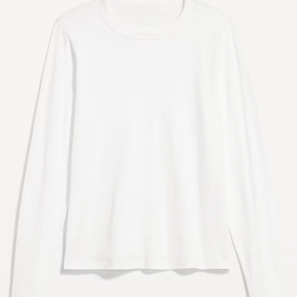 Old Navy White Rayon Oversized T-Shirt NWT 25"p2p - Picture 7 of 7